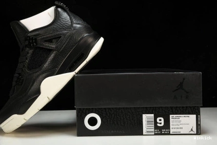 Black 819139-010 Jordan Hair 4 Pony Retro 1128